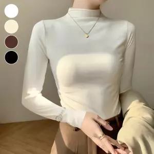 반폴라 여성 슬림핏 긴팔티셔츠 ELC9063
