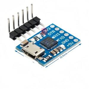 1-10개 CP2102 USB-TTL/직렬 모듈 UART STC 다운로더용