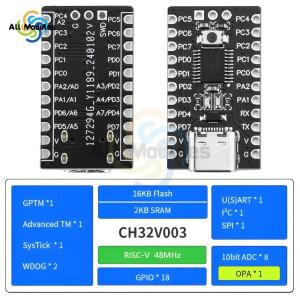 CH32V003F4P6 코어 보드 개발 마이크로 컨트롤러 모듈 RISC-V 프로세서 TYPE-C 인터페이스