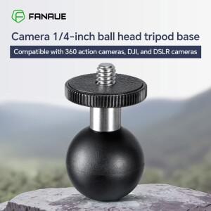 FANAUE 알루미늄 합금 스포츠 카메라 브래킷 1/4 짐벌 어댑터 볼 헤드 25/20/17mm ta 360 SLR 적합