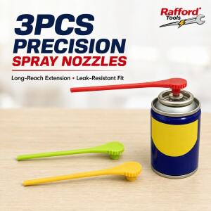 3피스 WD-40 전용 긴 연장 노즐  정밀 스프레이  누출 방지 커넥터  내구성 있는 교체 헤드  R