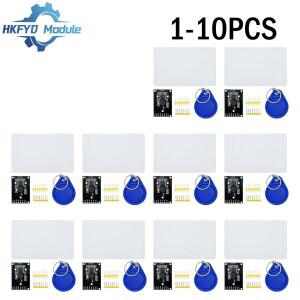1-10피스 RC522 미니 소형 RFID 모듈 - 13.56MHz  IC 카드 센서 읽기 및 쓰기  컴팩트 사이즈