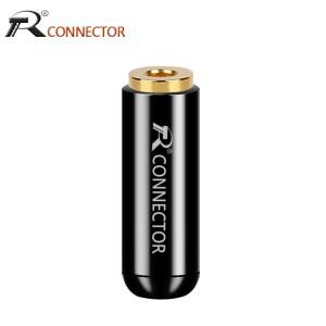 1pc  알루미늄 잭 3.5mm 오디오 여성 3 극 스테레오 소켓 골드 도금 와이어 커넥터 이어폰 DIY