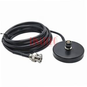 3미터 RG58U BNC 수 케이블 상단 암 소켓 커넥터 안테나 55MM 마그네틱 베이스 브래킷