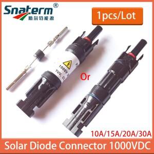 30A 20A 15A 10A PV 다이오드 태양 광 커넥터 IP68 방수 10SQ045 전지 패널 병렬 연결 보호