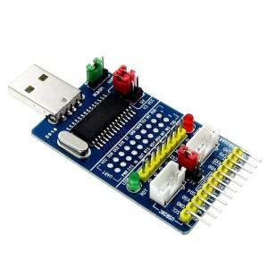 CH341A USB to SPI I2C IIC UART TTL ISP 직렬 어댑터 모듈  브러시 디버깅 RS232 RS485 용 EPP/MEM 변환기