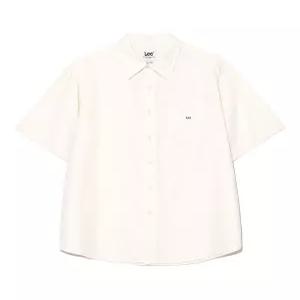 리 로코 포켓 린넨 반팔 셔츠 아이보리 LE2502SS05IV