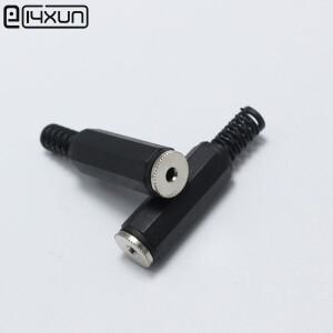 2.5mm DC 전원 소켓  스테레오 오디오 잭  용접  마이크 어댑터 커넥터  4 개