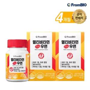 프롬바이오 멀티비타민 FOR 우먼 60정x2병/4개월 (소비기한 ~27.01.07)