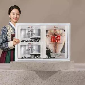 [온도씨]제주수산물 선물세트 모둠 1호 (은갈치 특대 2미/옥돔 왕대 3미/총1.5kg내외)
