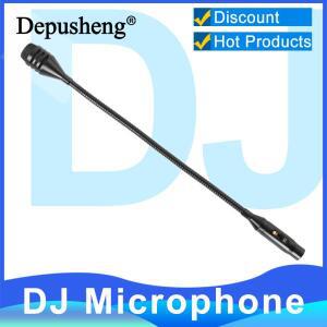 Depusheng 전문 다이나믹 DJ 마이크 (믹서 전용 디스크 용 스위치 포함) 비명 KTV 바 구즈넥