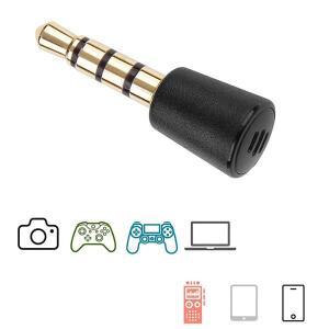 고품질 마이크 3.5mm 오디오 금속 플러그 휴대용 녹음 게임 패드 PS4 노트북 휴대폰 용 라이브 방송