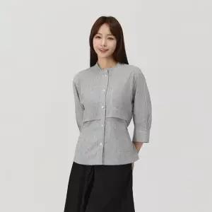PAT 린넨혼방 스트라이프 자켓_1K41204