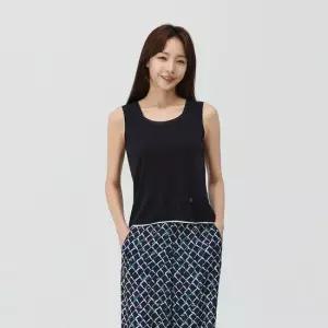 PAT 프리미엄 스퀘어넥 슬리브리스 니트_MK44092