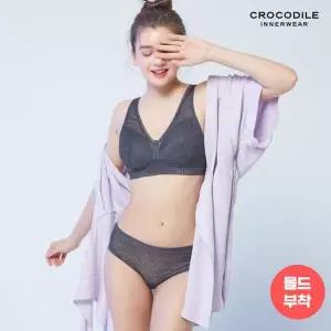 [NS홈쇼핑][크로커다일] 에어리핏 시스루 브라+팬티 2종세트 다크블루 CDW3M46_T..[36146027]