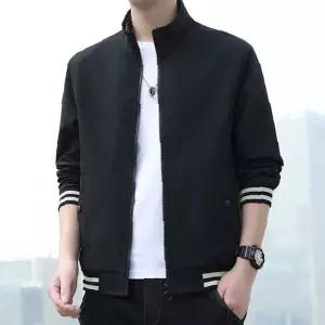 남자 봄가을 경량 집업 점퍼 캐주얼 아우터 데일리 외출복 스포티 블루종 스타일