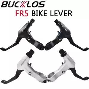 BUCKLOS FR5 자전거 브레이크 레버 라인 풀 자전거 디스크 브레이크 레버 알루미늄 합금 V 림 핸들 MTB 케