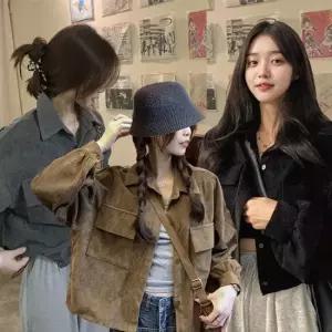 골덴재킷 골덴카라재킷 코듀로이l