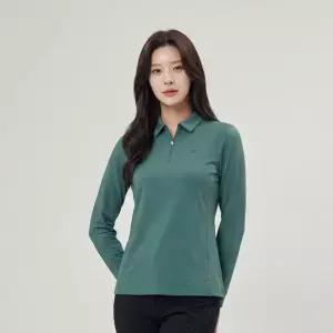 PAT 트리코트골지 반집업 카라 티셔츠_1J65132