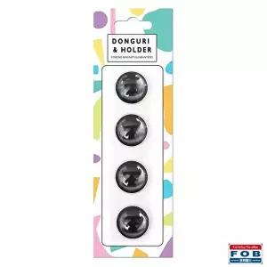 고품질 포비 네오디움 동그리자석 DH-02 26mm 4P 블랙 놀이용 광고용 교재용 자석부착 WFQ9F8C