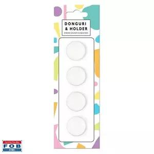 고품질 포비 네오디움 동그리자석 DH-02 26mm 4P 화이트 놀이용 광고용 교재용 자석부착 WFQ9F8D