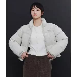 LEE 우먼 라운드 가디건 아이보리