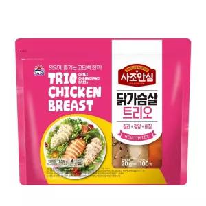 사조안심 고단백 영양식 닭가슴살 트리오1.5kg