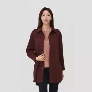 PAT 후드 탈부착 셔츠형 코트_1I61101