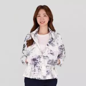 PAT 프리미엄 프린트 오버핏 숏점퍼_1J41303