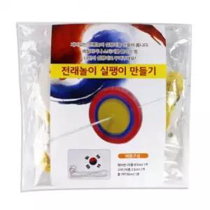 전통놀이 실팽이 만들기 10개 손팽이 어린이 아동 회전 장난감