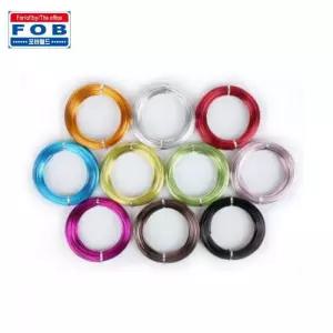 포비 와이어 공예 칼라철사 두께 3.0mm x 6.4M 5개입 색철사 용철사 컬러 용품 준비물