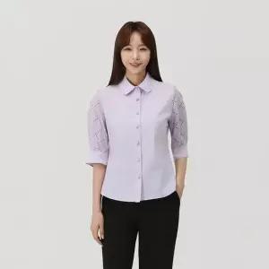 PAT 프리미엄 펀칭소매 블라우스_MK42501