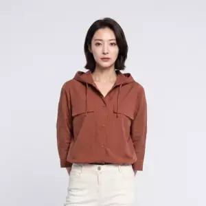 PAT 후드 아우터형 솔리드 셔츠_1J61537