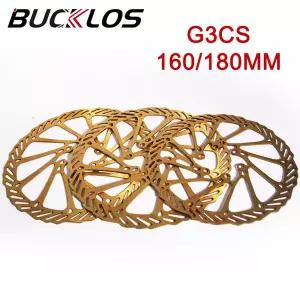 BUCKLOS 2PC G3 HS1 자전거 디스크 브레이크 로터 160180203mm 자전거 유압 브레이크 로터 고강도 MTB 사이