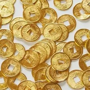 오너클랜 옛날 금화 오백개 모형 동전 장식 레트로 소품 옛날동전 모형동전 황금동전 장식동전