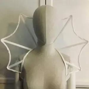 레이스 빅아풍 스탠드업 칼라 메쉬 고딕 퀸 프레 망토 중세 디자인 르네상스 할로윈 튬 액세서리 여성용