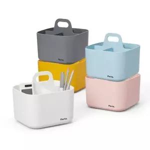 공간활용 소품정리 홈 4파티션 수납정리함 핸들 거실 주방 오피스