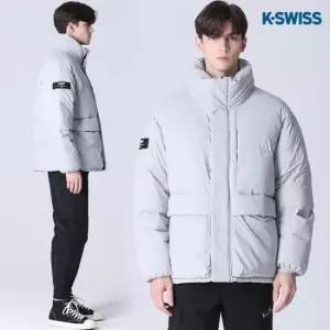 [케이스위스(K-SWISS)] 토니 솔리드 덕다운 숏 패딩 점퍼11077399588581