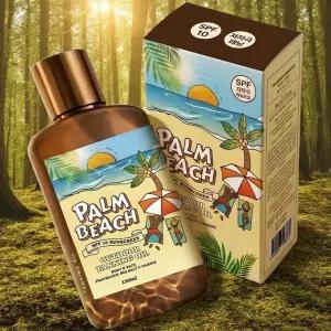 팜비치 야외 태닝오일 SPF10 2개 120ml