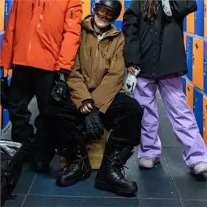 여성 스키 팬츠 남성 스키 팬츠 남녀공용 아웃도어 경량 방수 방풍 겨울 스키복 바지 하의 활동 방한