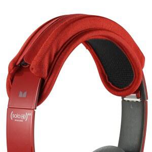 ATH M50X QC 35I / 35II QC25 SOLO 2 3 STUDIO 헤드폰(레드)과 호환되는 TXESIGN 유니버설 교체용 헤드밴드 쿠션 패드 커버 프로텍터