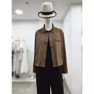 한정수량 SI 페이크 스웨이드 자켓형 셔츠 SLB1114280BR 2828725