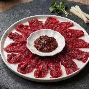 한우 투뿔 육사시미 180g 4팩