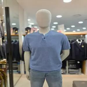 [인디안]워셔블 헨리넥 니트 티셔츠 MIEBR6M3101_DG