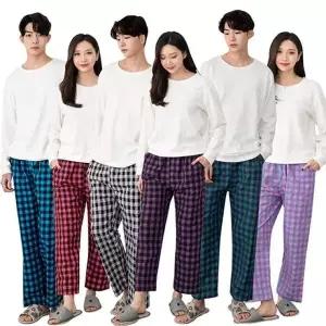 [셀러허브]포이 선염 9부 커플파자마_주머니 (S50708093)