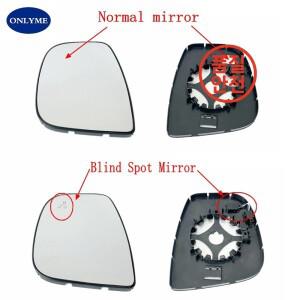 푸조 파트너 TEPEE / TRAVELER RIFTER 2013-2022 용 바인딩 스팟이있는 밴 버스 가열 볼록 거울 유리