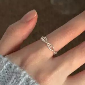 DNA 엔틱 반지 오픈 링 애끼 엄지 검지 우정 커플 반지 커플링
