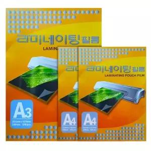 A3 100매 A4 200매 코팅지코팅지 코팅용지 라미네이터 코팅필름 코팅비닐