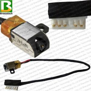 Dell 15 5000 5565 17-5765 i5765 P32E BAL30 0R6RKM DC30100YN00 케이블 커넥터가 있는 새 노트북 DC 전원