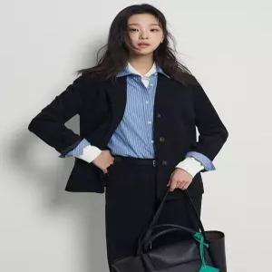 [빈폴레이디스]츄잉 코듀로이 재킷 블랙 (BF5911C075)